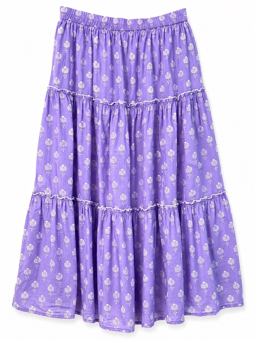 Anthro Aspiga 100% Cotton Boho Two-Piece Shirt & Skirt Set Size M